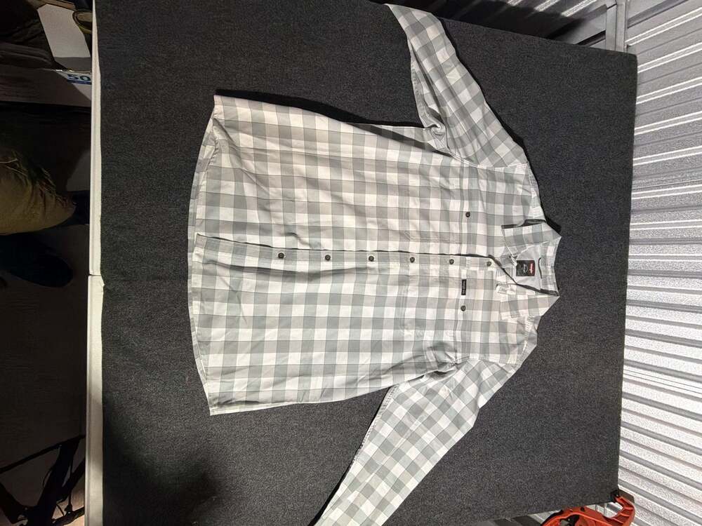 Wrangler Outdoor‎ Series Regular Fit Long Sleeve Plaid Utility Shirt